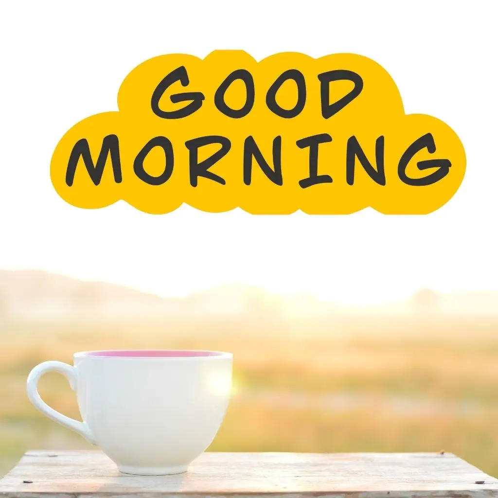 30+ Beautiful Good Morning | High Resolution Images 2025 21 Good Morning with a Cup of Coffee